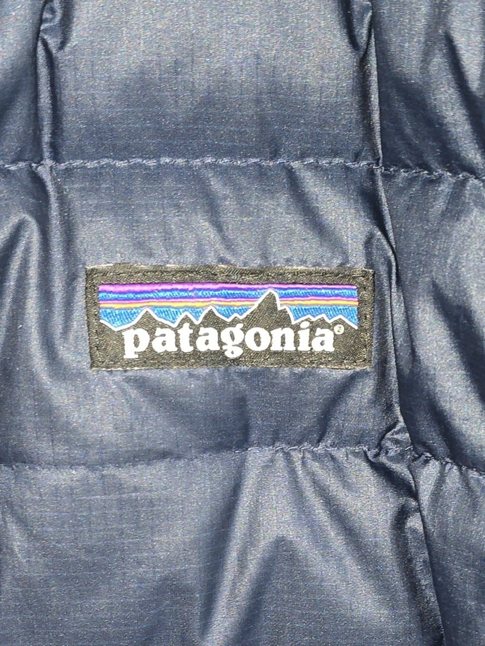 Patagonia Men's Raincoat Jacket in Bright Blue with Multicolor Logo - XXL - Picture 2 of 4